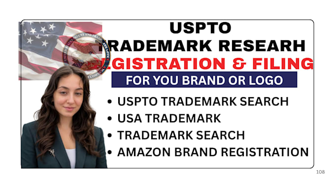 uspto trademark research registration USA trademark filling for brand name logo