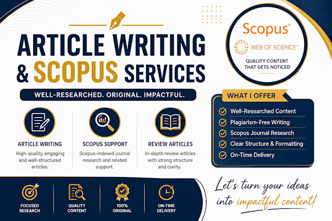 write, review and edit articles with scopus support