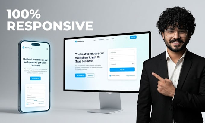 design a high converting landing page for your saas or startup