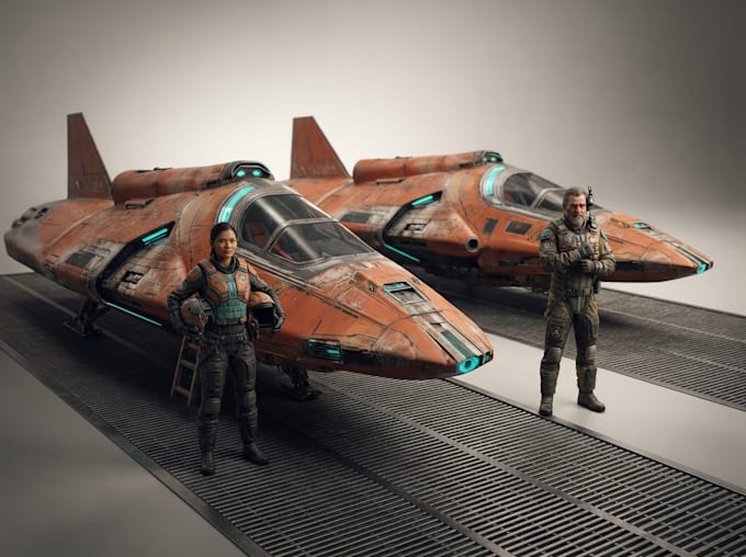 do sci fi spaceship design