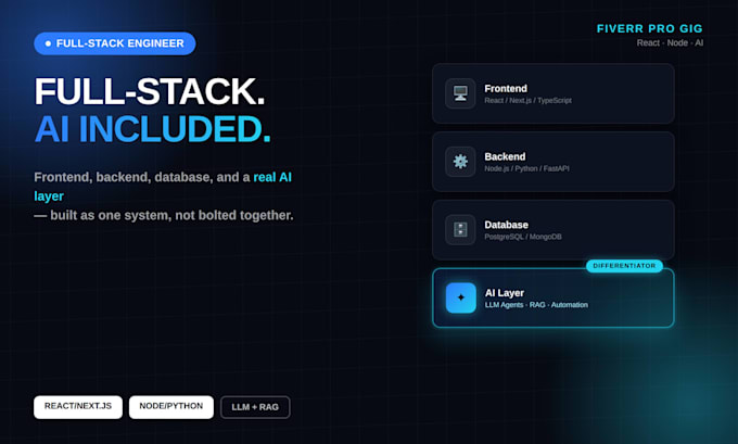 full stack devops revops for security audit frontend backend database automation
