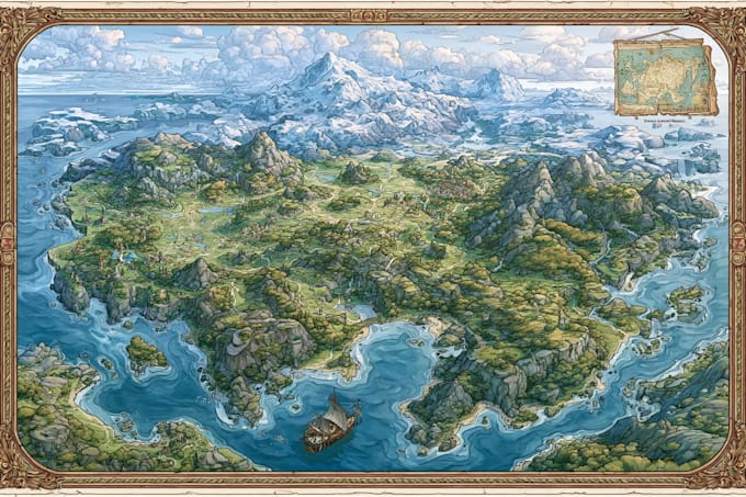 make a fantasy map for your dnd game