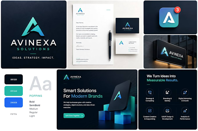 design a professional brand style guide and brand identity