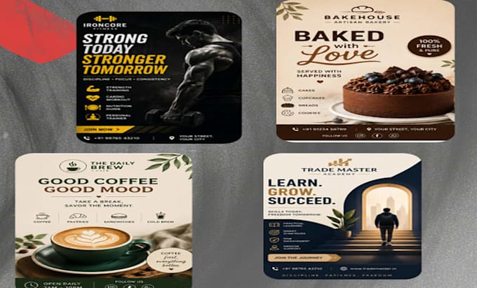 create modern graphic designs