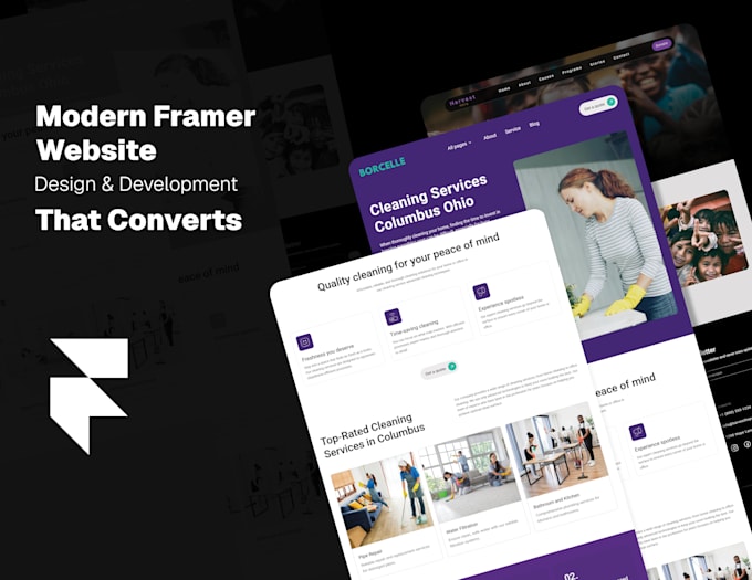 design framer website, framer landing page, figma to framer