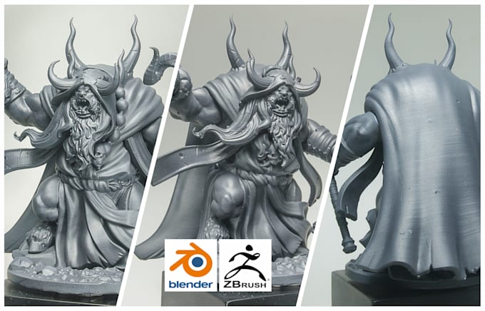 sculpt dnd miniatures, terrain miniature tabletop gaming, fantasy creatures stl