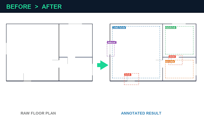 annotate floor plans and architectural drawings for ai training data