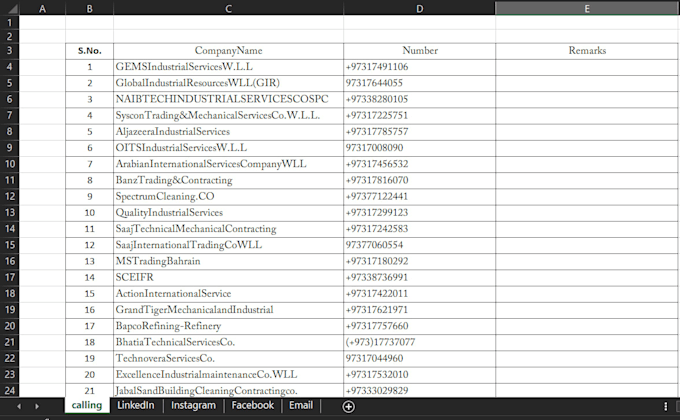 do extract data from companies