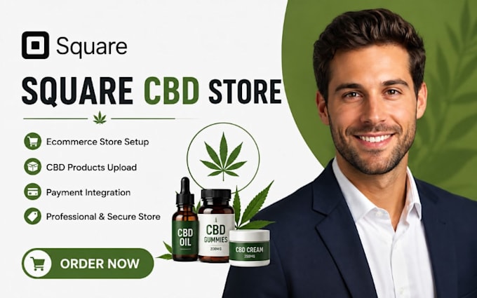 setup square cbd store ecommerce product and payment integration