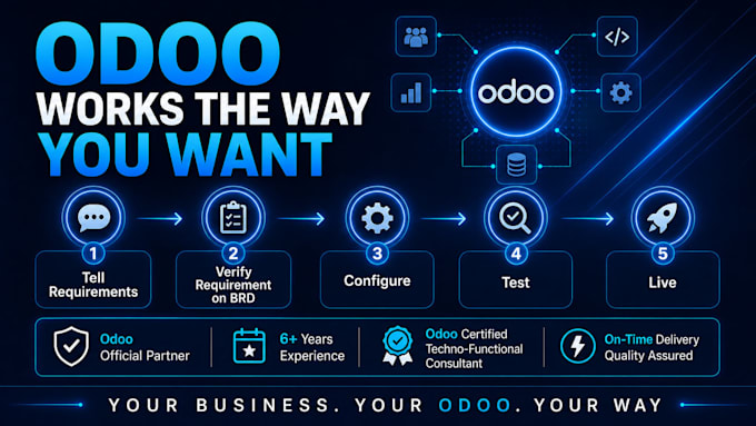 install, setup and implement odoo erp on community and enterprise