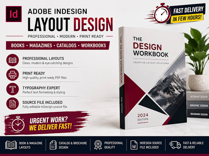 format books, magazines and catalogs using adobe indesign