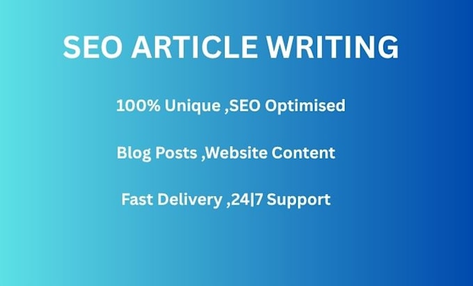 write SEO and website content