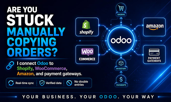 be your odoo developer for odoo e commerce website and integration