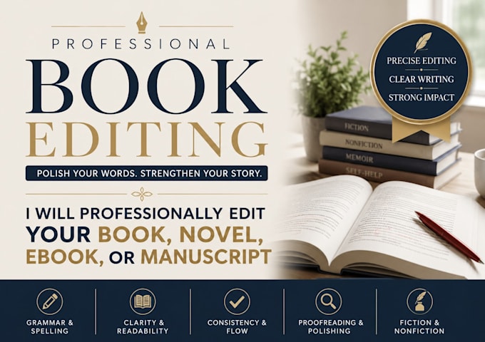 your professional book editor for book editing