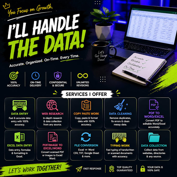 be your ecommerce virtual assistant for copy paste and excel sheets