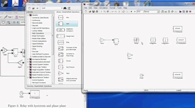simulink simulation, matlab programming and gui related project, control system