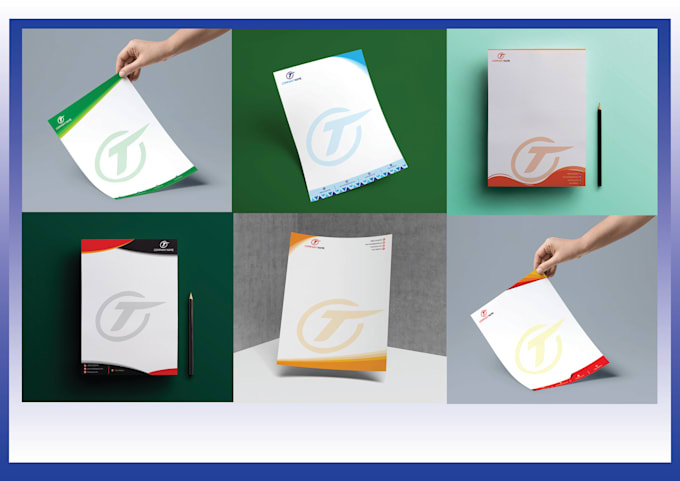 professional design letterhead and stationery