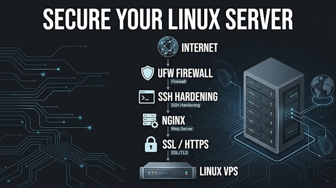 set up and secure your linux vps server