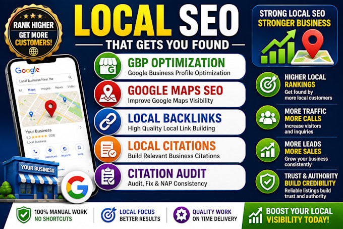 do local SEO local backlink gbp optimization google map citation citation audit