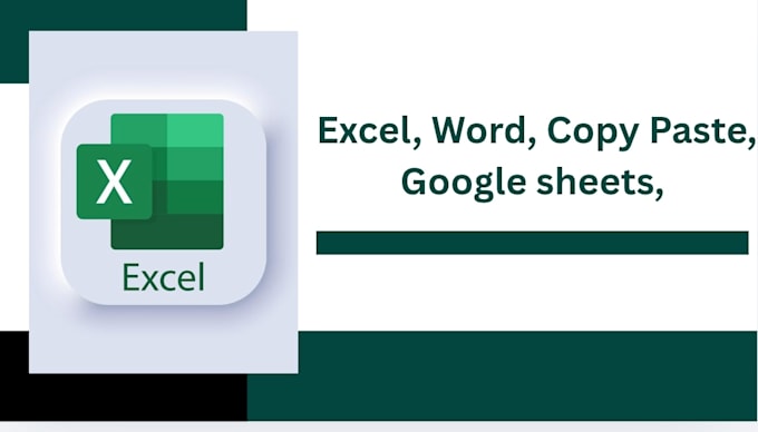 do professional data entry and excel work for you