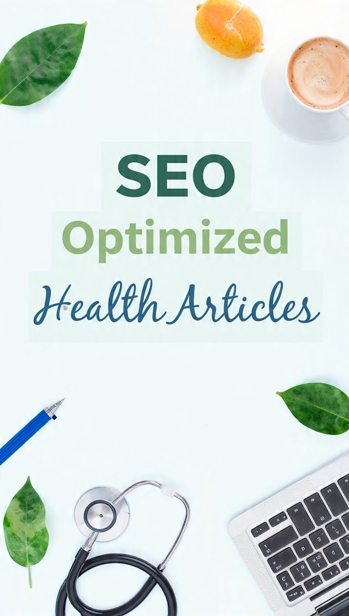 write SEO health and wellness blog articles