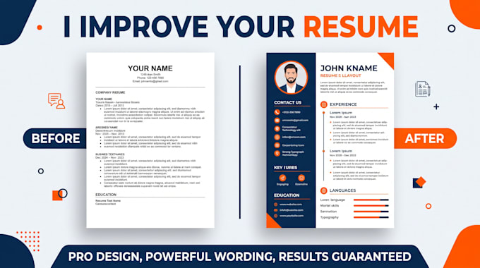 professionally write, improve and optimize your CV