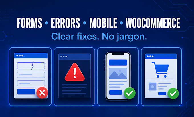 fix your wordpress website in french or english