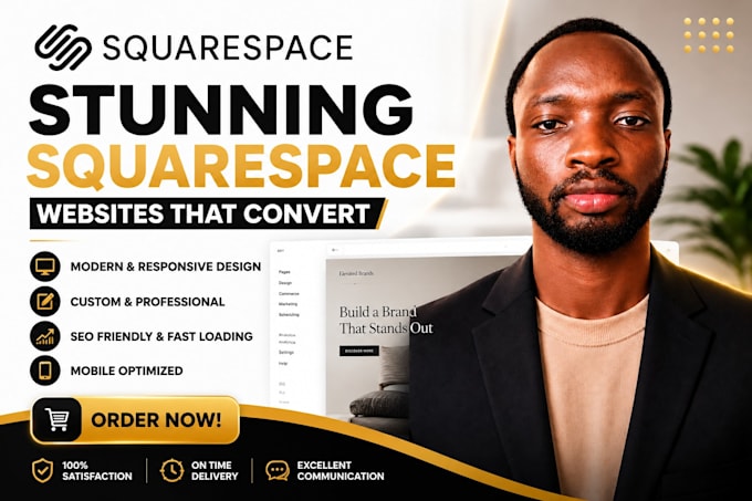 create a responsive squarespace sales landing page