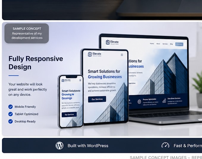 build a secure professional website