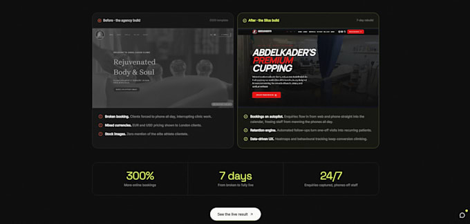 create or redesign a website for you with scalability
