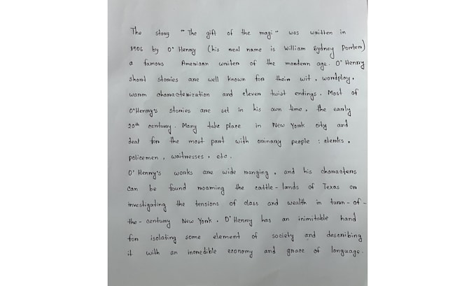 provide personalized handwriting services