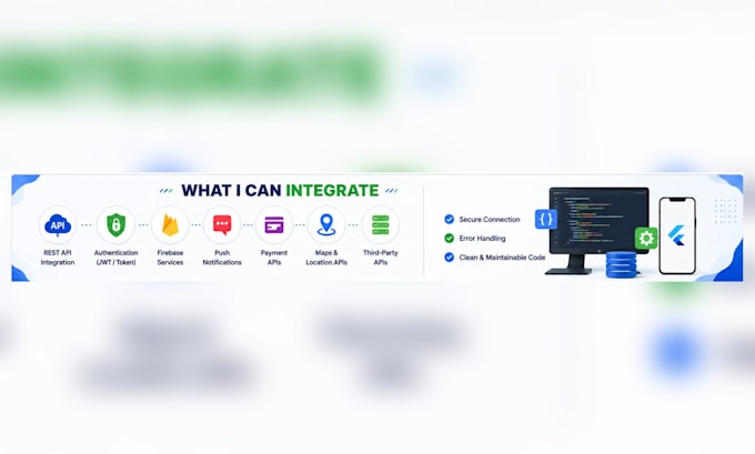 integrate rest API firebase and backend with your flutter app
