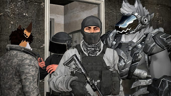 create custom gmod playermodel, npc, 3d rigging, custom weapons