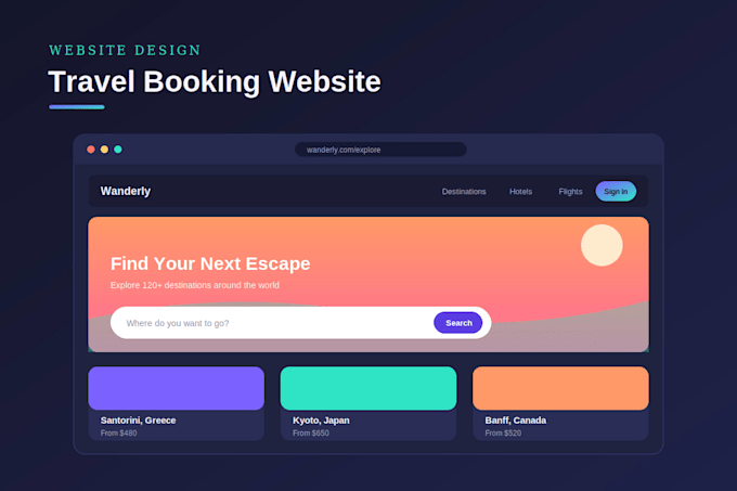 design a modern website in figma