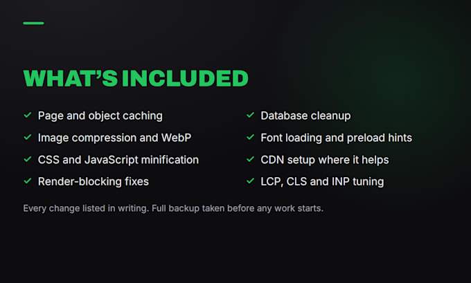 speed up your wordpress website and improve core web vitals