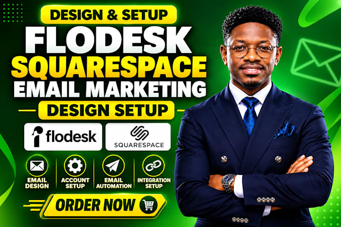 create flodesk squarespace email marketing design setup