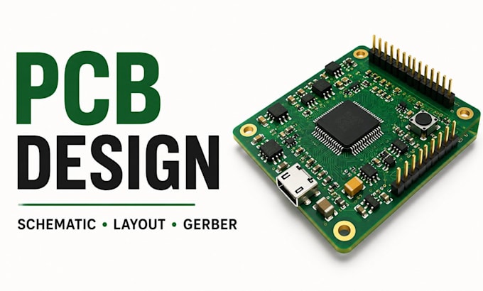 design professional pcb layout, schematic and circuit board