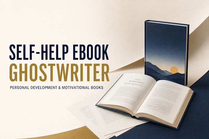 ghostwrite your self help ebook personal development or motivational book