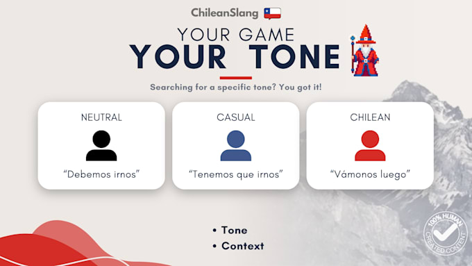 localize your game into natural chilean spanish