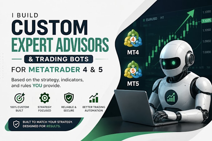 develop a custom mt4 mt5 expert advisor trading bots