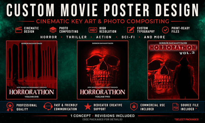create a professional cinematic movie poster