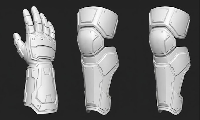 custom 3d cosplay model 3d armor model wearable armor 3d helmet 3d mask printing