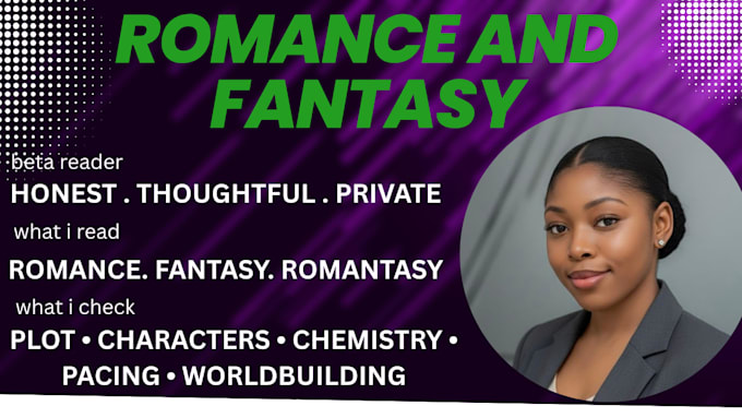 beta read your romance fantasy or romantasy manuscript