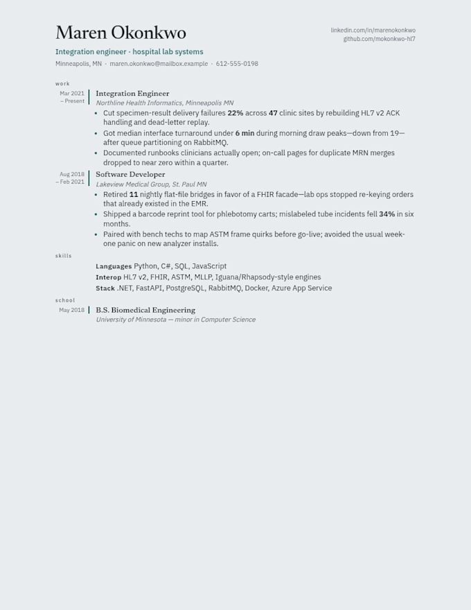 build a professional resume for you