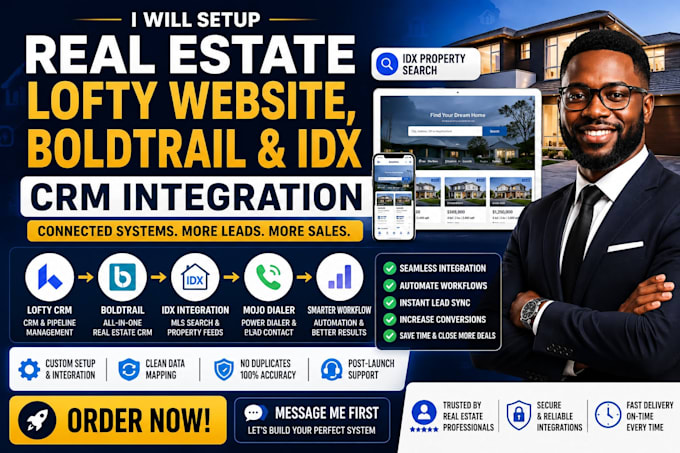 real geeks mojo dialer real estate lofty website boldtrail idx crm integration