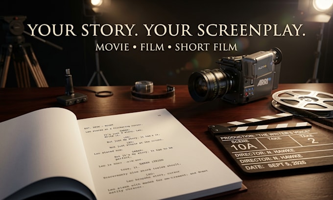 write movie scripts, screenplays and film scripts