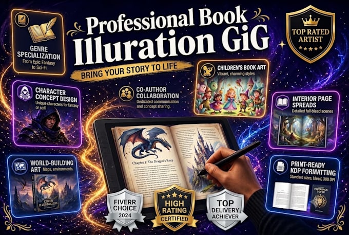 do professional digital illustration book