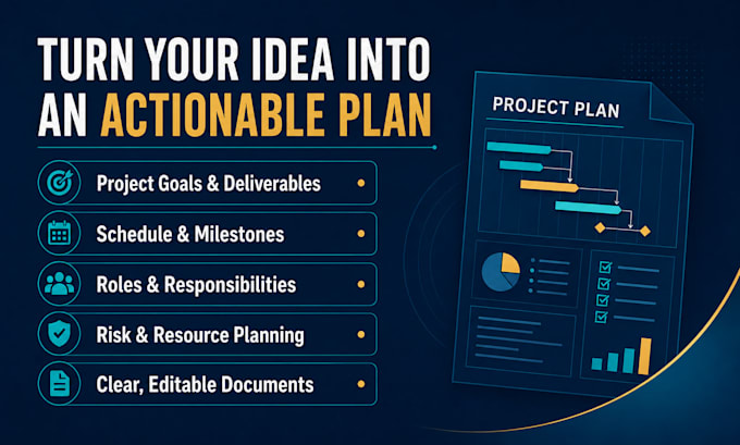 create your professional project plan