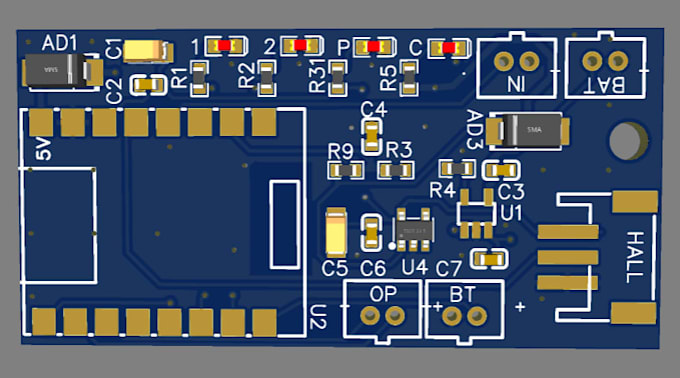 design professional pcb schematic and layout in kicad or easyeda