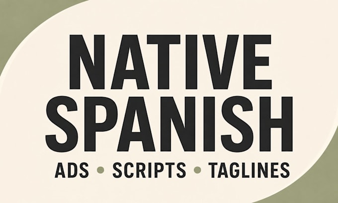 write creative spanish ad copy for your brand